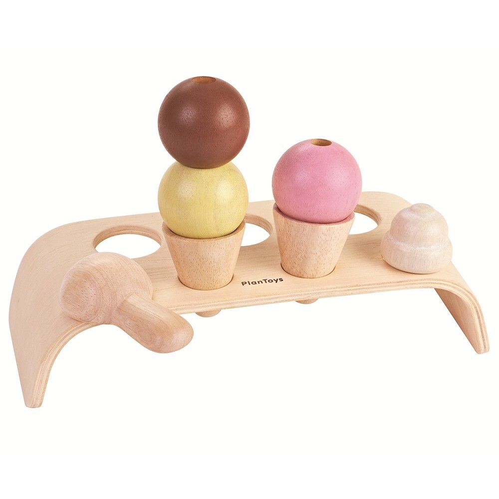 Игровой набор деревянный – Мороженое  